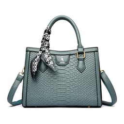 image-Textured Silk Scarf Pattern Handbag Crossbody
