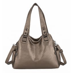 image-Soft Leather Large Capacity Women Hand-carrying Crossbody Bag Fashionable All-match