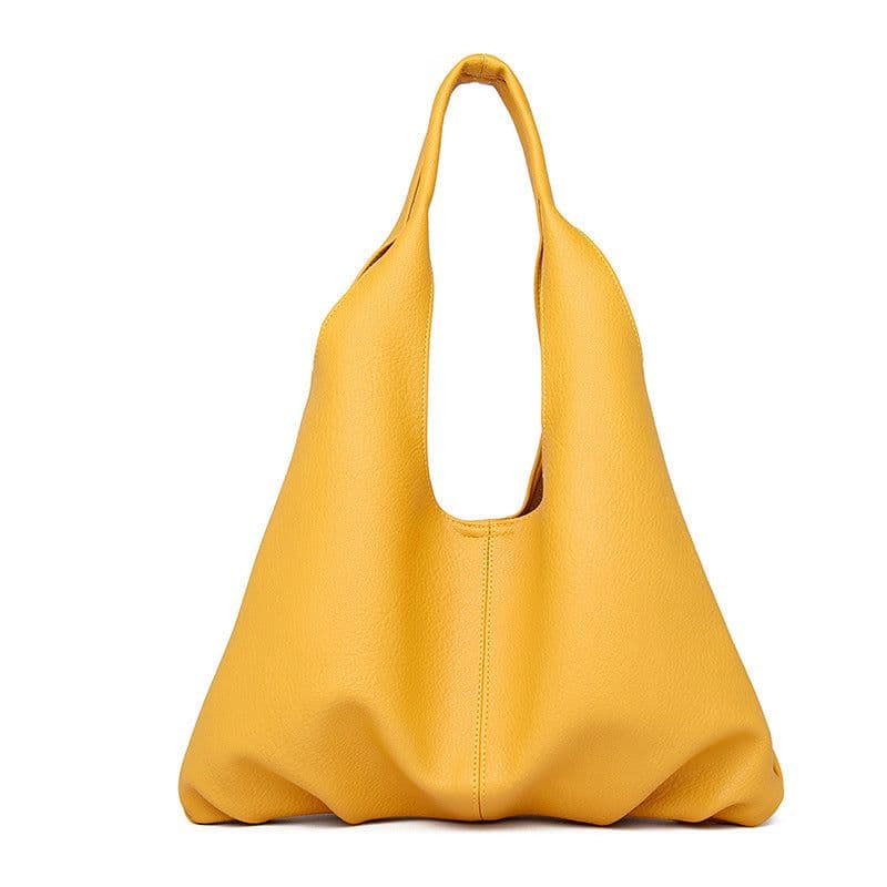 image-Ins Design Underarm Bags Fashion Solid Color Large Capacity Simple Shoulder Bag For Women Party Bags