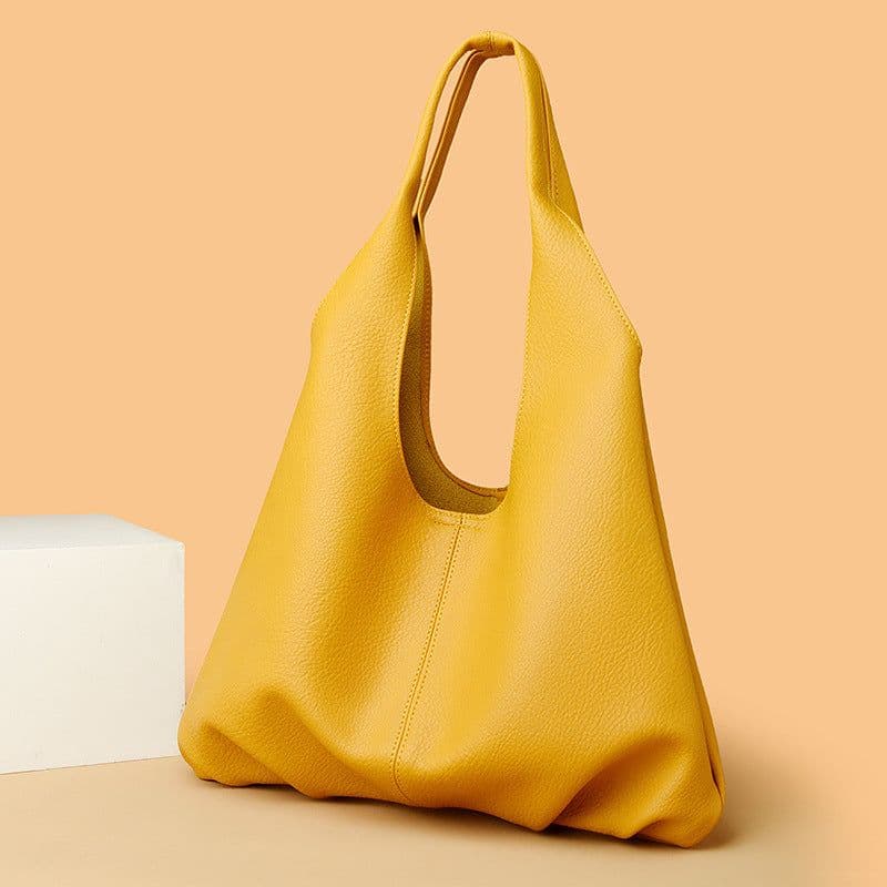 image-Ins Design Underarm Bags Fashion Solid Color Large Capacity Simple Shoulder Bag For Women Party Bags