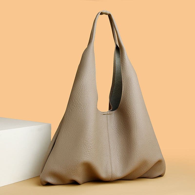 image-Ins Design Underarm Bags Fashion Solid Color Large Capacity Simple Shoulder Bag For Women Party Bags