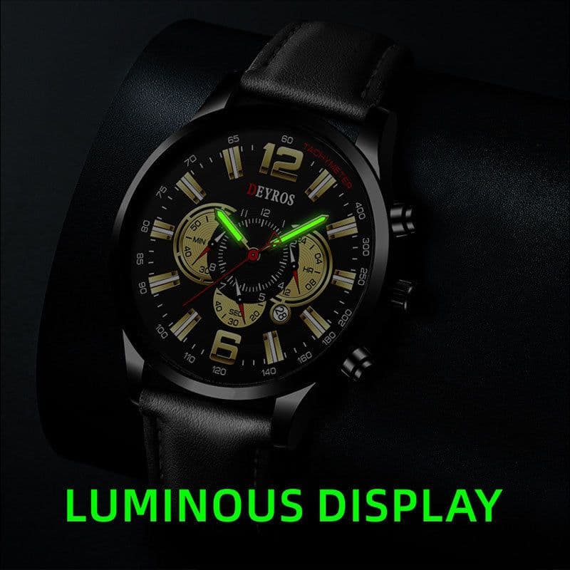 image-Fake Three Eye Luminous Sports Watch