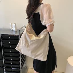 image-Women's Large Crossbody Fashion Corduroy Retro Hobo Fashion Shoulder Bag