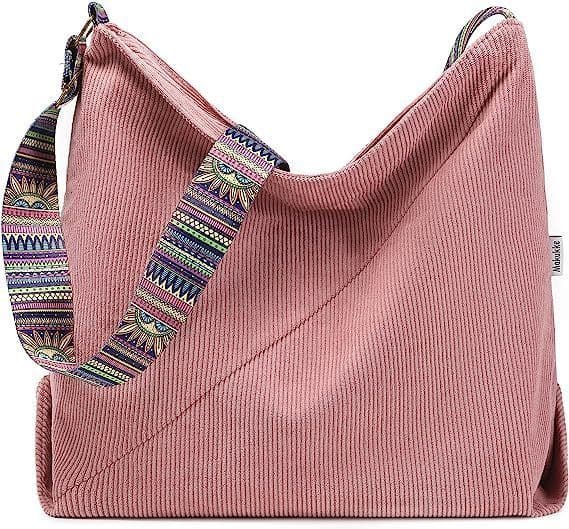 image-Women's Large Crossbody Fashion Corduroy Retro Hobo Fashion Shoulder Bag