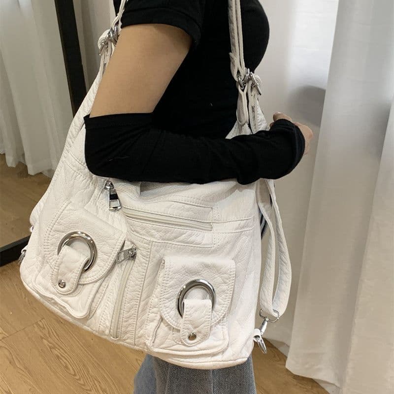 image-Women's Simple Fashion Personality All-match One-shoulder Crossbody Bag