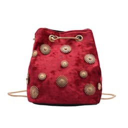 image-Women's Fashion Velvet Bucket Bag
