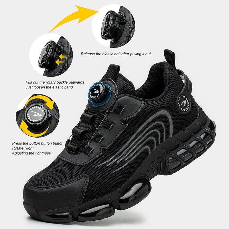image-Labor Protection Shoes For Men Breathable In Summer