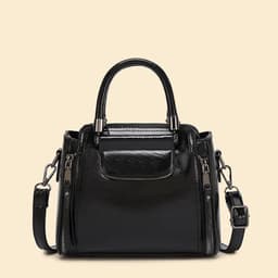 image-High-grade Portable Women's Large Capacity Korean Style Versatile Retro Simple Shoulder Messenger Bag
