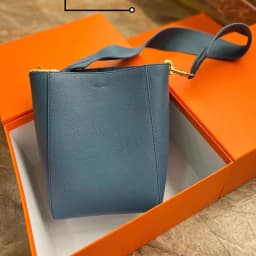 image-Bucket Bag Single Shoulder Crossbody Leather Women