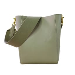 image-Bucket Bag Single Shoulder Crossbody Leather Women