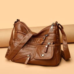 image-Fashion Retro Medium PU Women's Bag