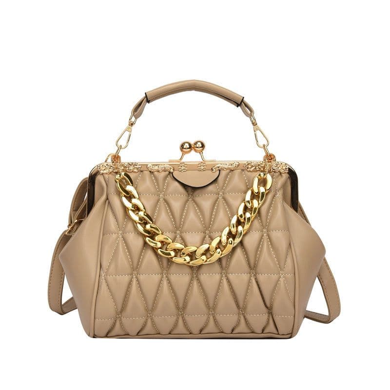 image-Textured Pleated New Fashionable Shoulder Messenger Bag For Women