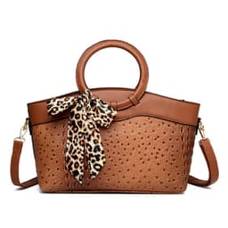 image-Fashion Stone Pattern Ring Shoulder Women's Handbag