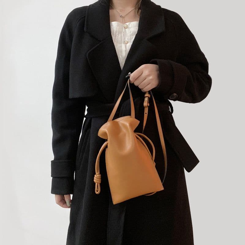 image-Korean Style New Summer Simplicity Good-looking Lucky Mini-portable Genuine Leather Women's Bag