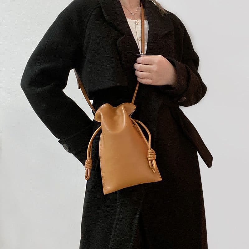 image-Korean Style New Summer Simplicity Good-looking Lucky Mini-portable Genuine Leather Women's Bag