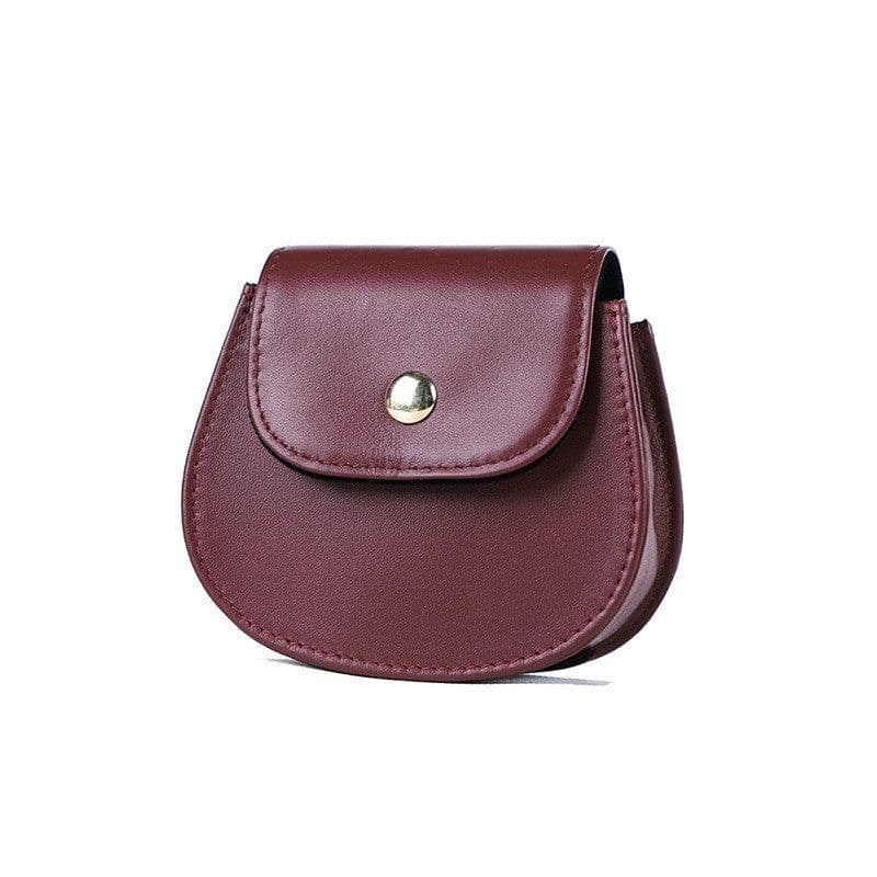 image-Women's Bag New Cowhide Crossbody Pouch Retro Chain Shoulder