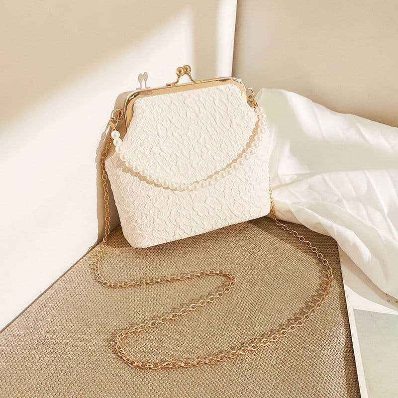 image-Pearl Tote Mini Chain Crossbody Bag