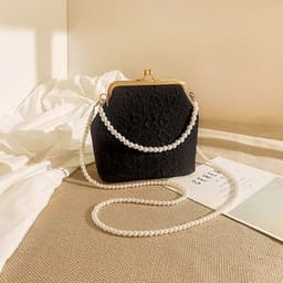 image-Pearl Tote Mini Chain Crossbody Bag