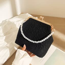 image-Pearl Tote Mini Chain Crossbody Bag