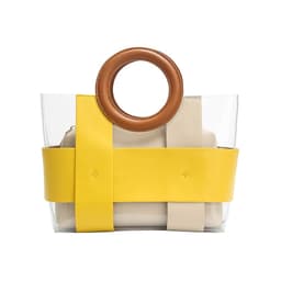 image-Color Matching Round Wrist Women's Bag