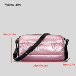 image-Space Down Cotton Jacket Cylinder Bag Is Fashionable And Minimalist