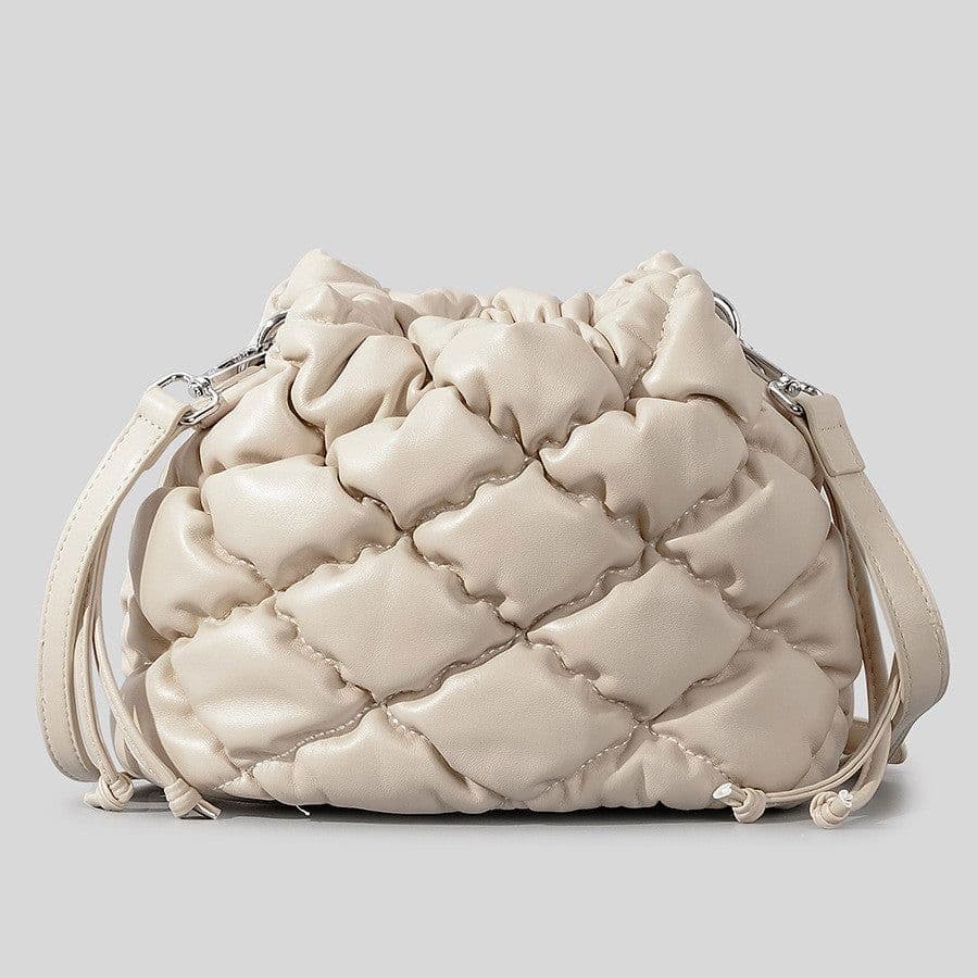 image-Women's PU Rhombus Stitching Handbag
