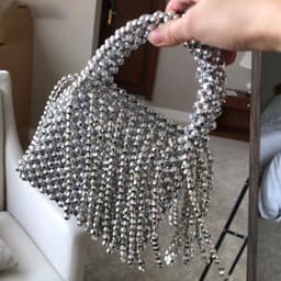 image-Acrylic Tassel Handbag For Women Diy Handmade