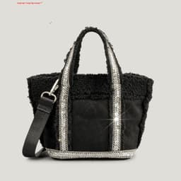 image-Autumn And Winter Woolen Bucket Bag Female Special-interest Design