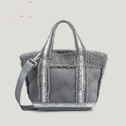 image-Autumn And Winter Woolen Bucket Bag Female Special-interest Design