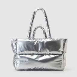 image-Down Cotton-padded Coat Tote Bag Women's Fashion Simple