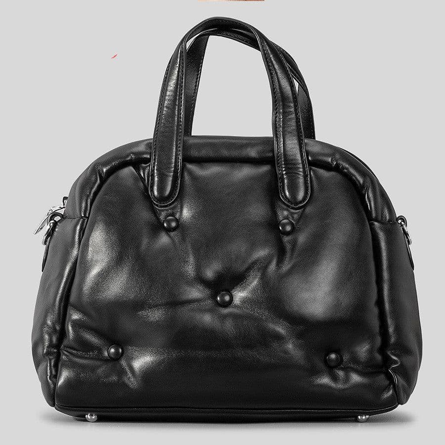 image-Simple And Soft Space Cotton Portable Tote Bag For Women