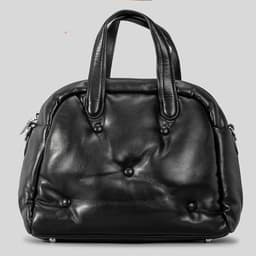 image-Simple And Soft Space Cotton Portable Tote Bag For Women
