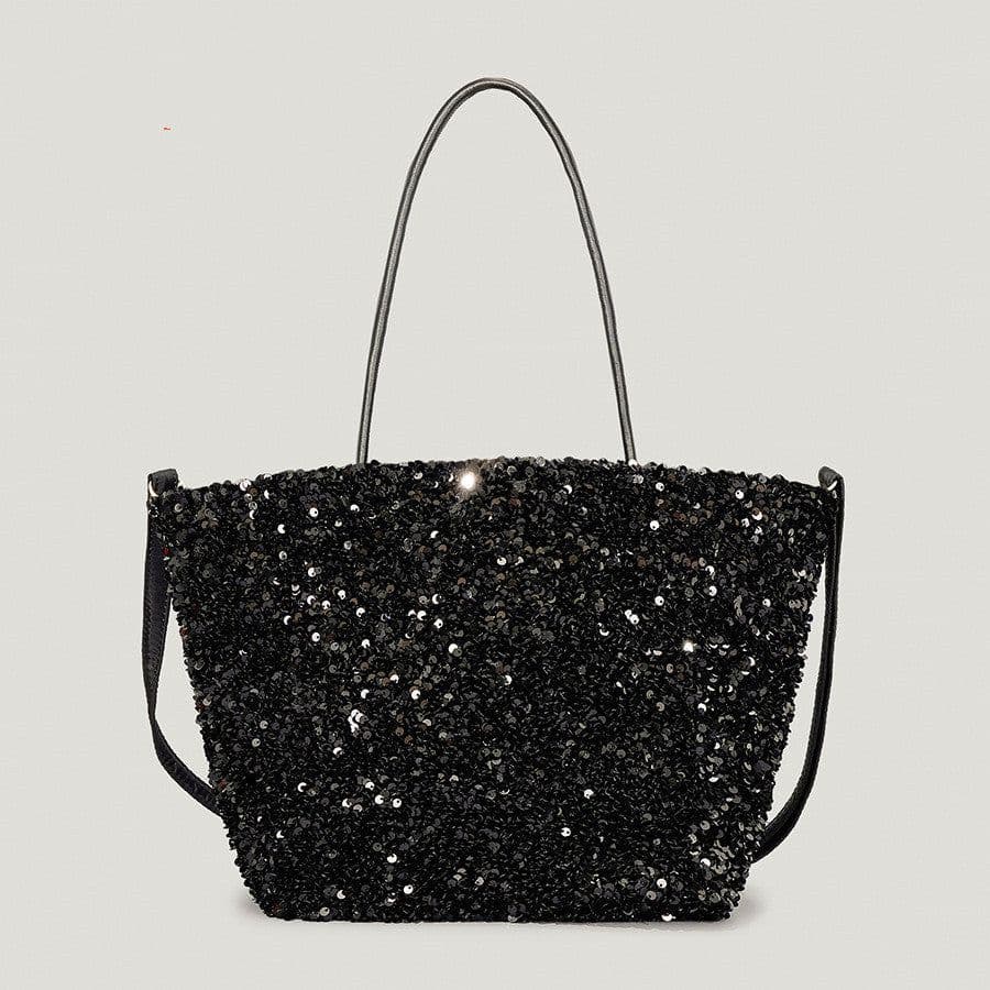 image-Autumn And Winter Super Flash Sequin Tote Bag Female Bling Sequins
