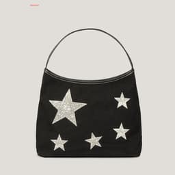 image-Retro Five-pointed Star Rhinestone Tote Bag For Women