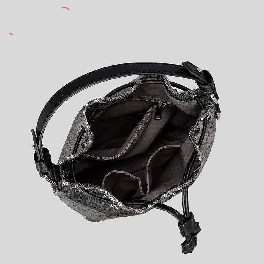 image-Bling Sequin Bucket Bag Women's Retro Elegant Sequins