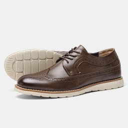 image-Men's Ultra-light Brogue Casual Retro Spring And Summer Comfortable Leather Sneakers