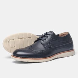 image-Men's Ultra-light Brogue Casual Retro Spring And Summer Comfortable Leather Sneakers