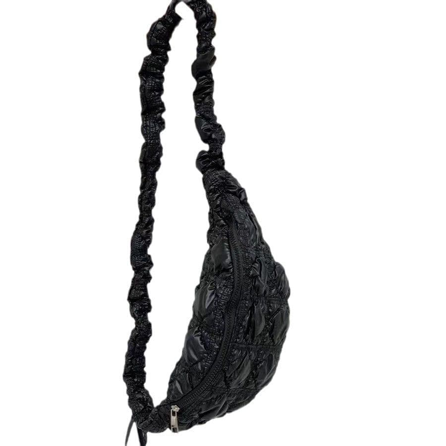 image-Women's Fashion Casual Cloud Pleated Shoulder Messenger Bag