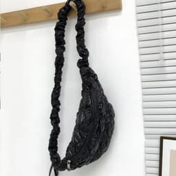 image-Women's Fashion Casual Cloud Pleated Shoulder Messenger Bag