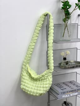 image-Women's Fashion Casual Rhombus Pleated Crossbody Bag