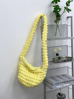 image-Women's Fashion Casual Rhombus Pleated Crossbody Bag