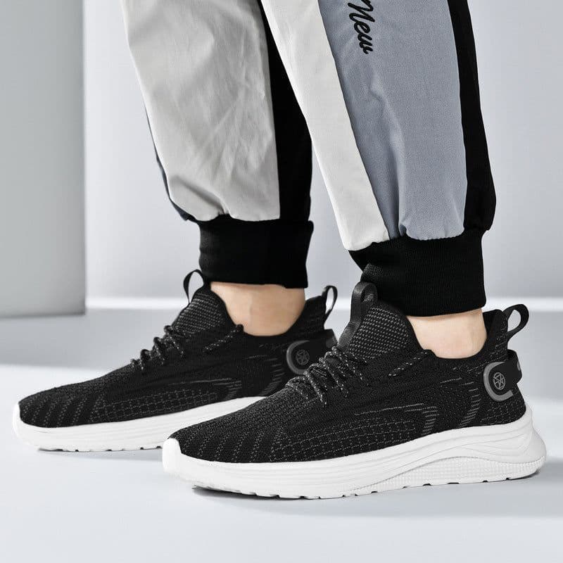 image-Men's Fashion Casual Breathable Lace Up Low-top Running Shoes