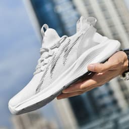 image-Men's Fashion Casual Breathable Lace Up Low-top Running Shoes