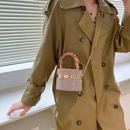 image-Women's Fashion All-matching Rhinestone Fashion Bucket Bag