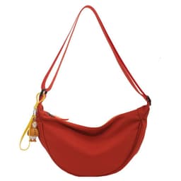 image-Nylon Women's Saddle All-matching Crossbody Dumpling Bag