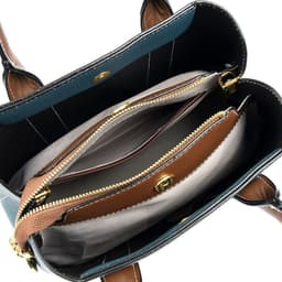 image-Women's Fashion Contrast Color Bag Capacity Shoulder Crossbody Bag