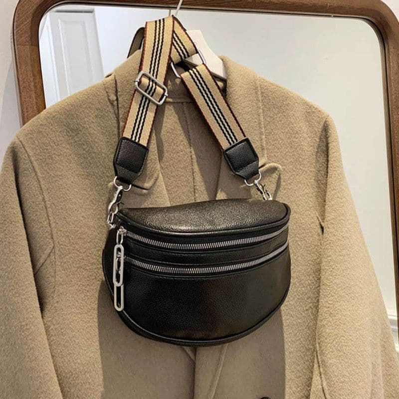image-New Wide Shoulder Strap Waist Fashion Popular Western Style One Shoulder Women's Crossbody Bag