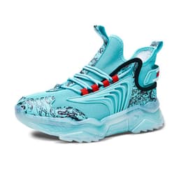 image-Men's High-top Fly Woven Mesh Breathable Casual Shoes