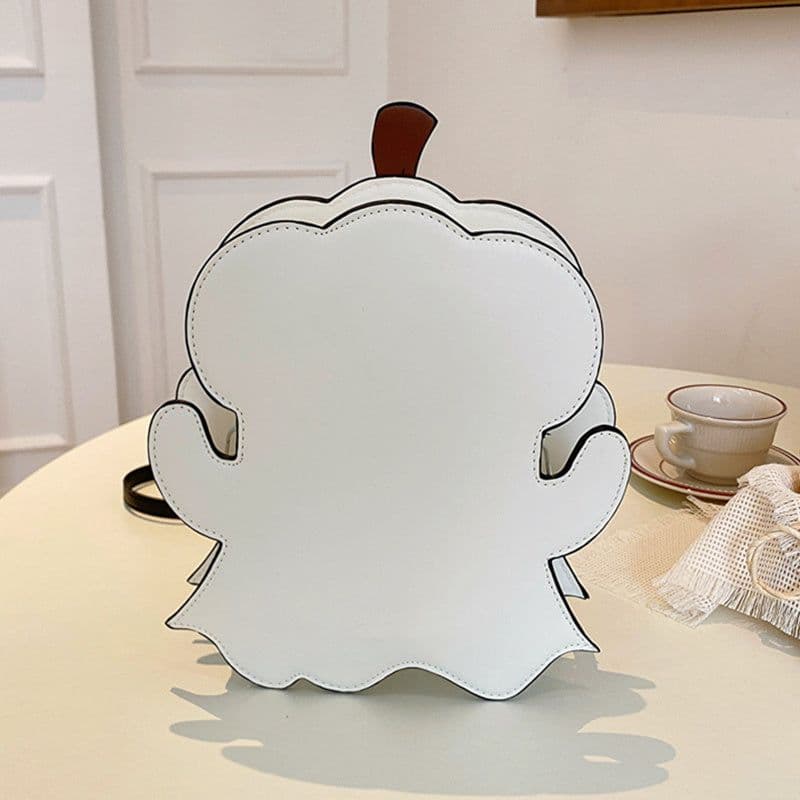 image-Halloween Shouder Bags Creative 3D Cartoon Pumpkin Ghost Design Cute Bags Women Cell Phone Purses Novelty Personalized Candy Crossbody Bags