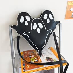 image-Halloween Bags Funny 3D Cartoon Ghost Cartoon Shoulder Bags Women Cute Cell Phone Purses Crossbody Bag